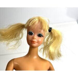 Vintage Twist N Turn PJ Barbie Doll Mattel 1970’s Vintage You Blonde Hair Lashes